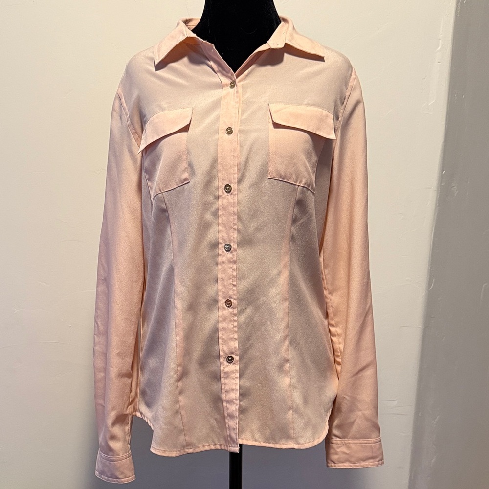 Calvin Klein light pink Button-Up Shirt